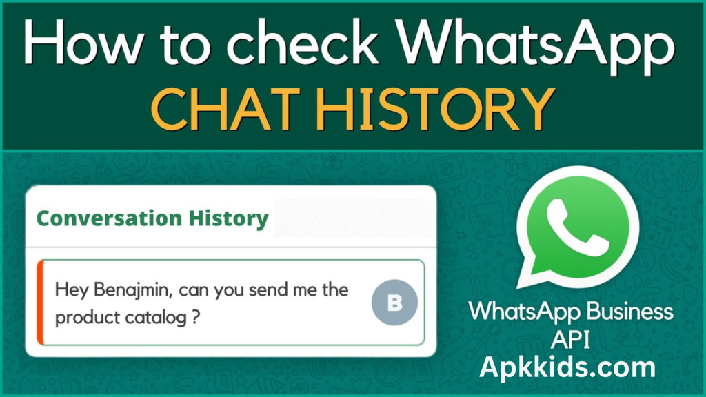 Check WhatsApp Chats History